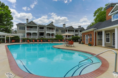 Sparkling Swimming Pool at The Columns at Club Drive, 3920 Club Drive, Duluth, GA 30096